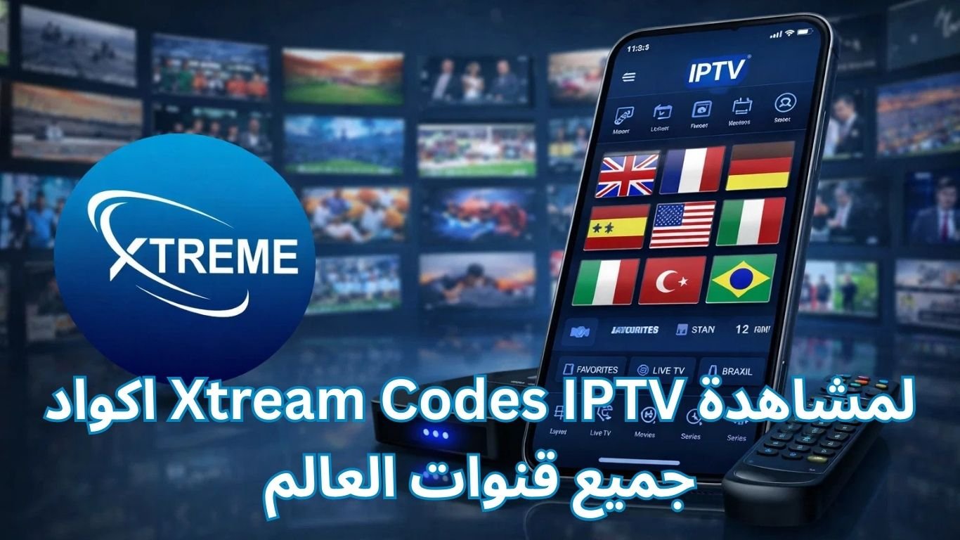اكواد Xtream Codes IPTV لمشاهدة جميع قنوات العالم