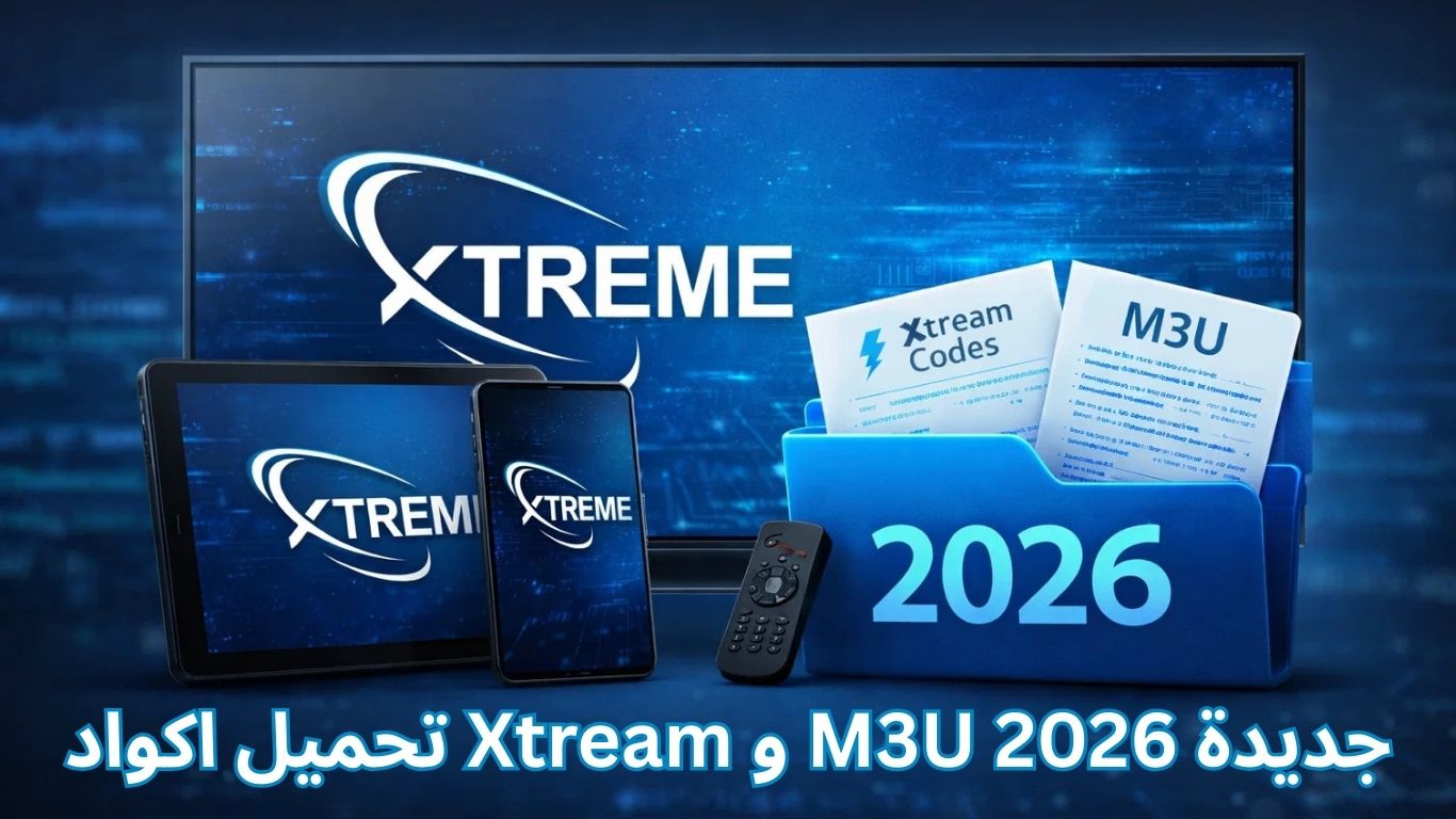 تحميل اكواد Xtream و M3U جديدة 2026