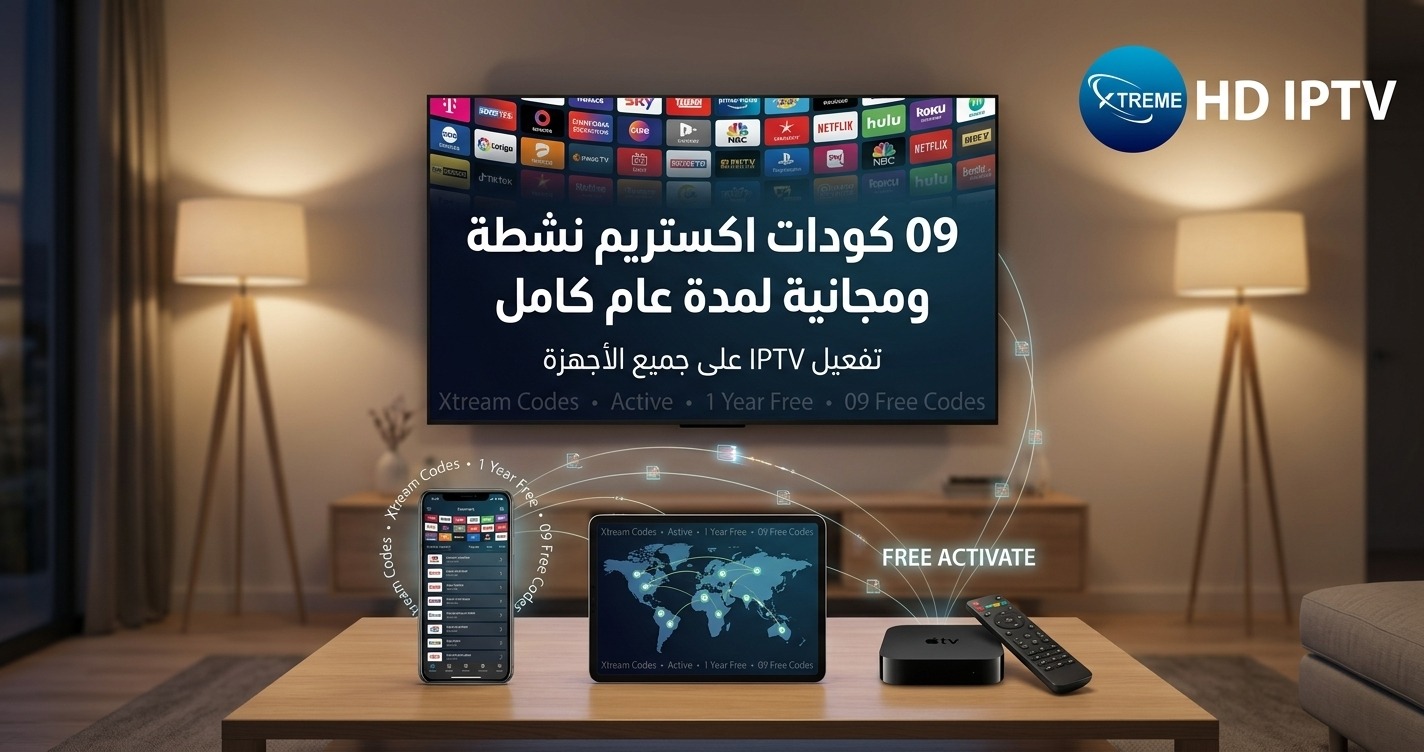 09 كودات اكستريم لتفعيل iptv على جميع الأجهزه بالمجان لمدة عام كامل