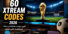 60 كود اكستريم شغال 2026 | أقوى كودات XTREAM و M3U لمشاهدة كأس العالم