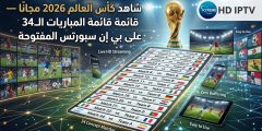 شاهد كأس العالم 2026 مجانًا — قائمة المباريات الـ34 على بي إن سبورتس المفتوحة